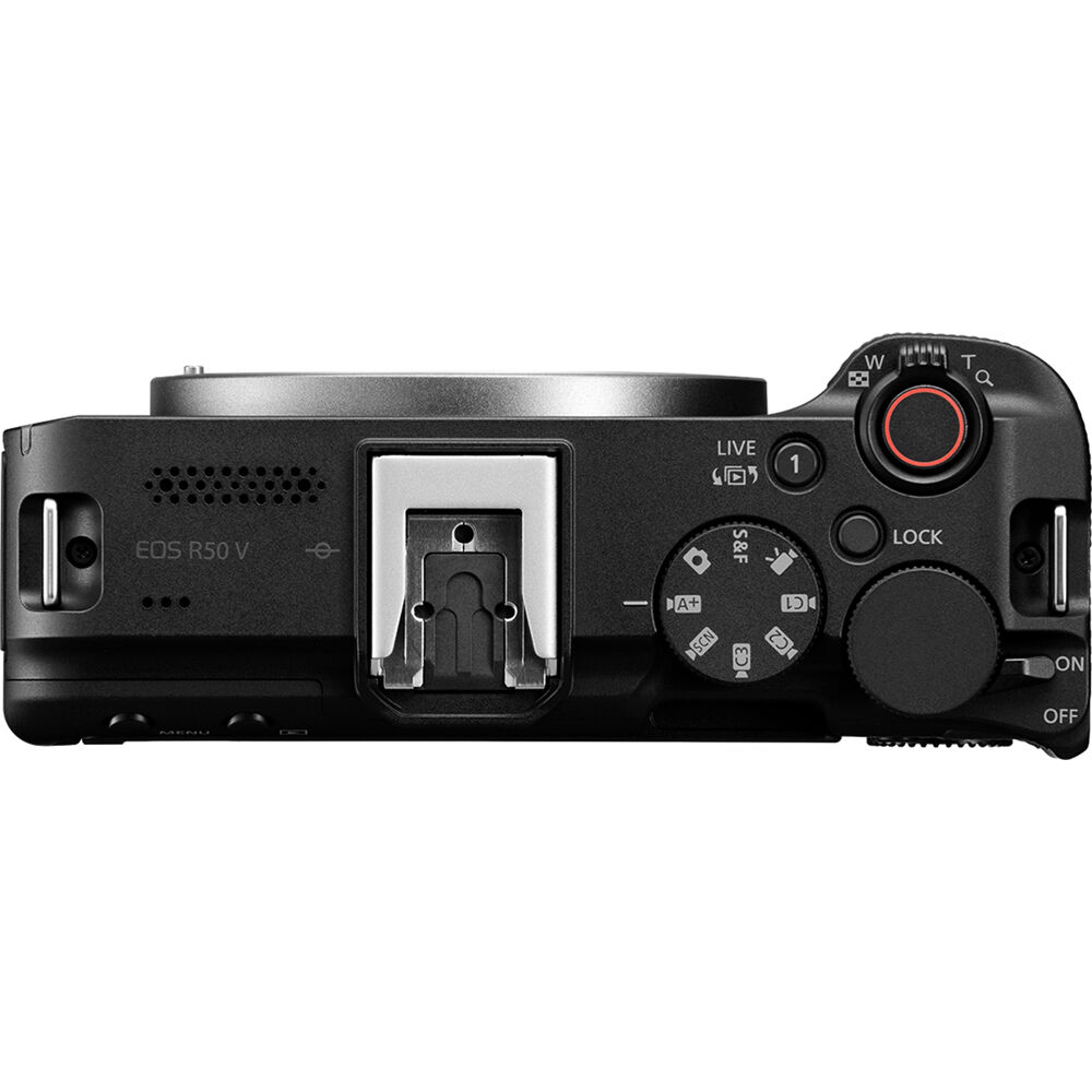 Canon EOS R50 V 24.2MP APS-C DIGIC X CMOS Mirrorless Video Camera Content Creator Kit w/ RF-S Mount 14-30mm AF IS STM PZ Lens, Hybrid Tripod Grip & Stereo Microphone, Records UHD 4K 60fps, 3" Vari-Angle Touchscreen for Vlog Vlogging