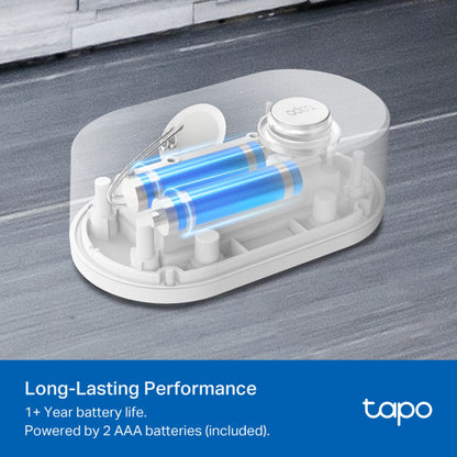 TP-Link Tapo T300 Smart Water Leak Sensor IP67 Waterproof, Mobile App Alerts, 90dB Hub Alarm Triggers and TAPO Hub Support