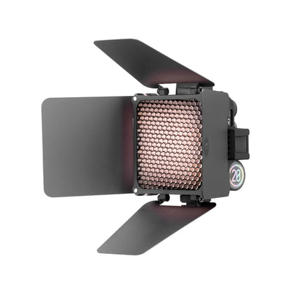 Zhiyun Fiveray M20 20W Bi-Color Pocket LED Fill Light with 4500mAh Built-in Battery, 2500-6700K Adjustable Color Temperature, DynaVort Cooling System, On-Board & Mobile App Control for  Camera Photography & Videography