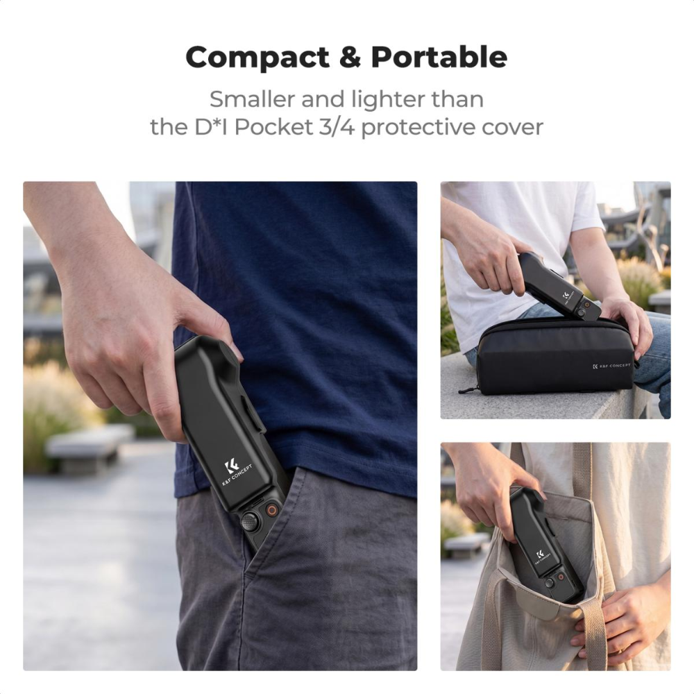 K&F Concept Screen Lens Protector for DJI Osmo Pocket 4/3 w/ Gimbal Cover