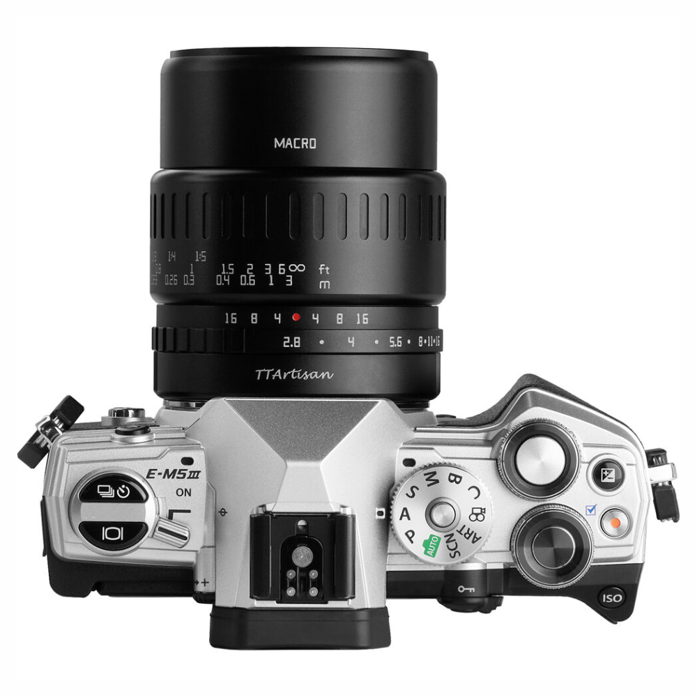 TTArtisan 40mm f/2.8 APS-C Format Micro Four Thirds M43 Mount Macro Prime Portrait Lens with Large Aperture, ED Glass, Manual Focus Mode, 1:1 Magnification and Smooth Bokeh for Mirrorless Camera Photography