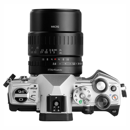 TTArtisan 40mm f/2.8 APS-C Format Micro Four Thirds M43 Mount Macro Prime Portrait Lens with Large Aperture, ED Glass, Manual Focus Mode, 1:1 Magnification and Smooth Bokeh for Mirrorless Camera Photography