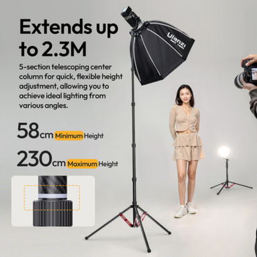 Ulanzi T230 Reversible Leg Folding Light Stand