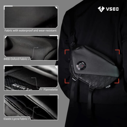 VSGO 4L Black Snipe Camera Day Sling Bag | V-BP05L