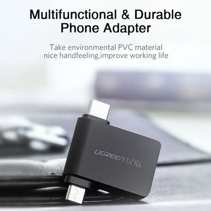 [CLEARANCE] UGREEN 2-in-1 Micro USB + Type C to USB 3.0 A Female Adapter for MacBook, iMac, Mobile Phone, Tablet, Laptop, PC, Desktop Computer, etc. | 30453