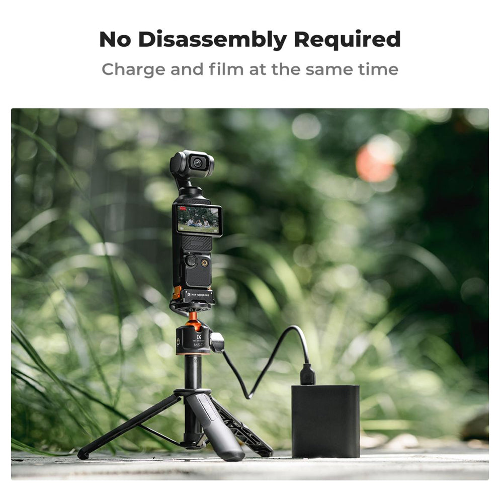 K&F Concept DJI OSMO POCKET Type-C Charging Mount Adapter with
