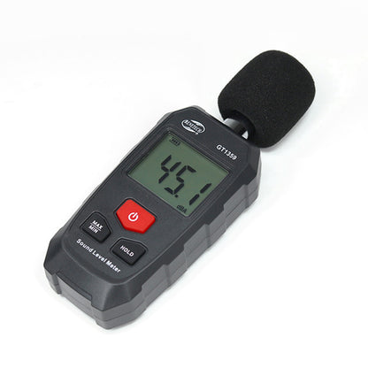 Benetech GT1359 Digital Sound Level Meter Decibel Tester (30~130dB) with Backlit LCD Display for Noise & Volume Monitoring, Industrial, Automotive, Road Highway, Testers & Measuring Tools