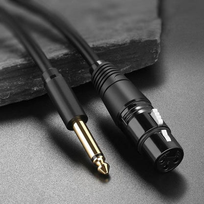 UGREEN 2m / 3m / 5m XLR Female to 6.35mm Jack Male Audio Cable with Gold Plated Connectors for Microphone, Amplifier, Mixer, Stereo, Speaker, Camcorder, etc. | 20719 20720 20721