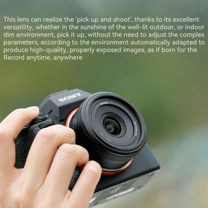 7Artisans 18mm F/5.6 Full Frame Format Sony E Mount Wide Angle Prime Pancake UFO Slim Lens MF Manual Focus for Mirrorless Cameras