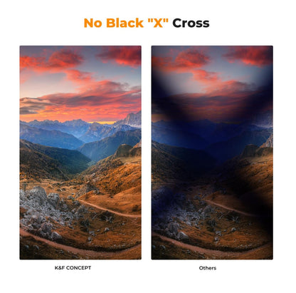K&F Concept no-X True Color ND + CPL 2 in 1 ND2-ND32 Lens Filter with 1-5 Stops Variable Fader Neutral Density Circular Polarizing, No X Cross Shadow, MRC Waterproof and Scratch-Resistant for Cameras and Photography