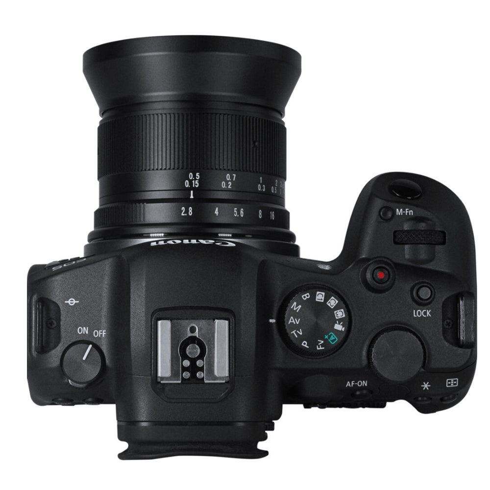 7Artisans 12mm F/2.8 Mark II APS-C Format Canon RF EOS-R Mount Wide Angle Prime Lens MF Manual Focus Large Aperture for Mirrorless Cameras