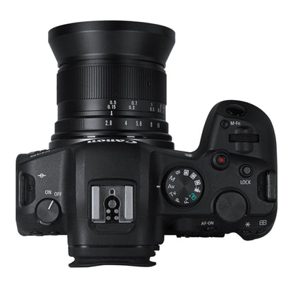 7Artisans 12mm F/2.8 Mark II APS-C Format Canon RF EOS-R Mount Wide Angle Prime Lens MF Manual Focus Large Aperture for Mirrorless Cameras