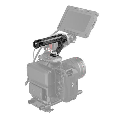 SmallRig Ergonomic Universal ARRI Locating Handle Comfortable Grip  with 15mm Rod Clamp, Built-in Magnet, Anti-off Designed and Anti-Twist Screw, 3 Shoe mounts 1/4"-20 & 3/8"-16 Threaded Holes for ARRI Cold Shoe Mount 2165C