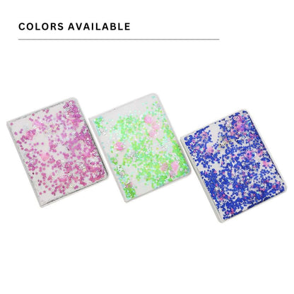 [CLEARANCE] Pikxi 64 Pockets Glitter Quicksand Instax Mini Film Photo Album for Fujifilm Instax Mini Instant Camera - Pink Quicksand
