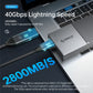 [CLEARANCE] ORICO M205C3 SATA to USB 3.2 Gen2 M.2 SSD Enclosure with Built-in Aluminum Alloy Heatsink, 2-in-1 USB-C to C/A Data Cable, 6Gbps Fast Data Transmission Rate, 4TB Max. Supported Capacity for Windows, macOS, Linux, Android