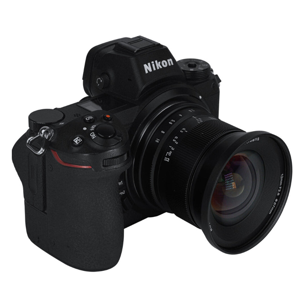 7Artisans 12mm F/2.8 Mark II APS-C Format Nikon Z Mount Wide Angle Prime Lens MF Manual Focus Large Aperture for Mirrorless Cameras