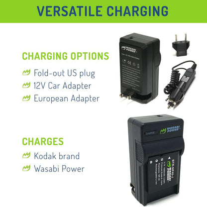 [CLEARANCE] Wasabi Power BC-W126 Dual USB Battery Charger for Fujifilm NP W126, NPW126S  | JG Superstore