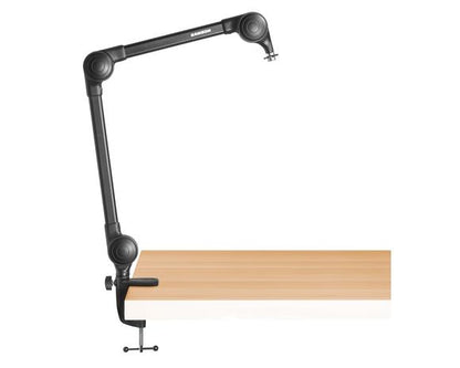 [CLEARANCE] SAMSON MBA26 Lightweight 26-inch Microphone Boom Arm with Quick Release Friction Hinges and C-Clamp Mount for Podcasters, Streamers, Content Creators and Radio Broadcasters