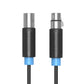 [CLEARANCE] Vention XLR Female to Male 5-Meters Nickel Plated (BBF) Audio Extension Cable for Home Audio, Amplifiers, Mixers, Microphones, Stereos