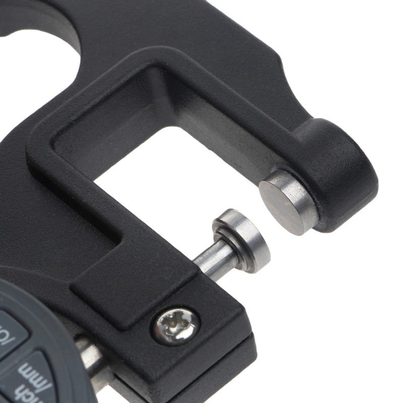 Eagletech Electronic Micrometer 0-12.7mm Digital Thickness Meter Gauge 0.01mm Depth Tester for Paper Film Leather Plastic Thickness Measuring Tool