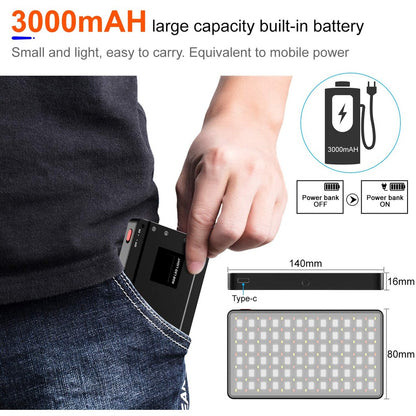 Viltrox Weeylite RB9 RGB LED Video Light Dimmable 2500K 8500K for DSLR Cameras