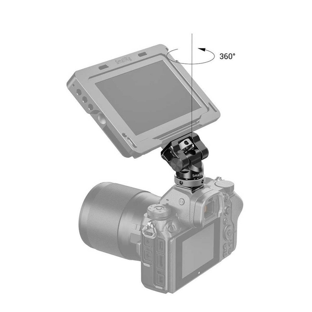 SmallRig Swivel and Tilt Monitor Mount with Cold Shoe - Model BSE2346