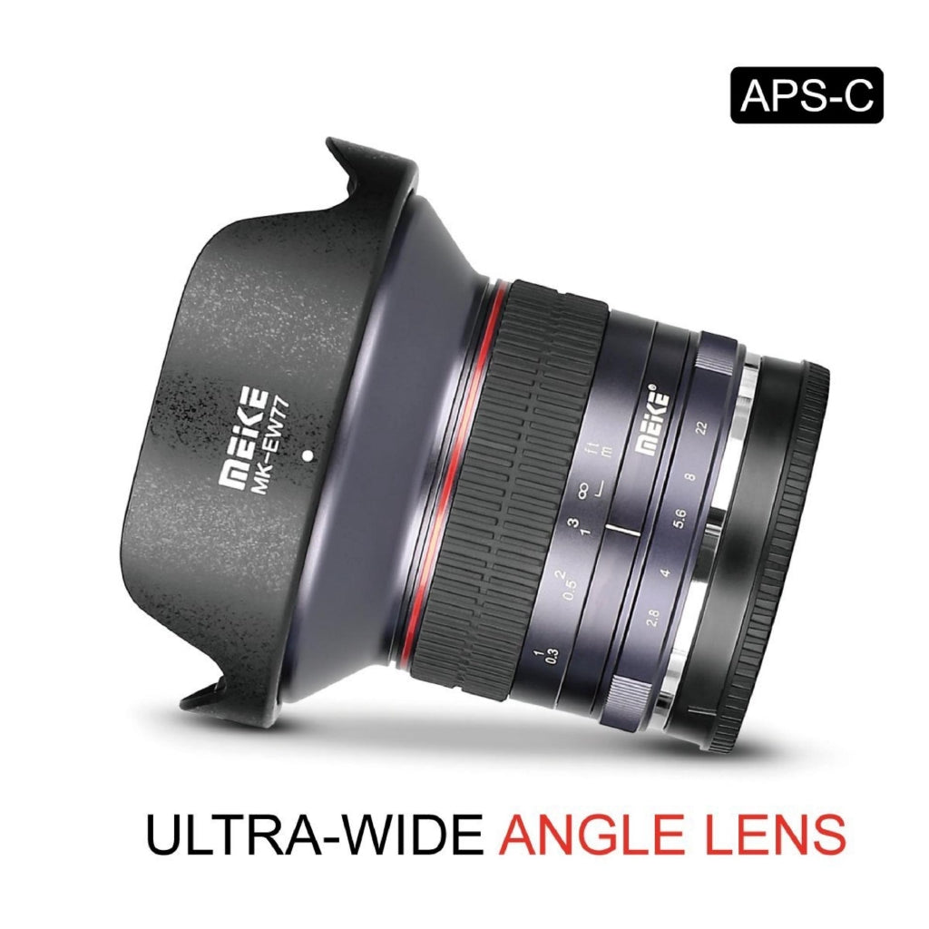 Meike 12mm f/2.8 Ultra Wide Angle Fixed Lens for Fujifilm Mirrorless Camera with APS-C