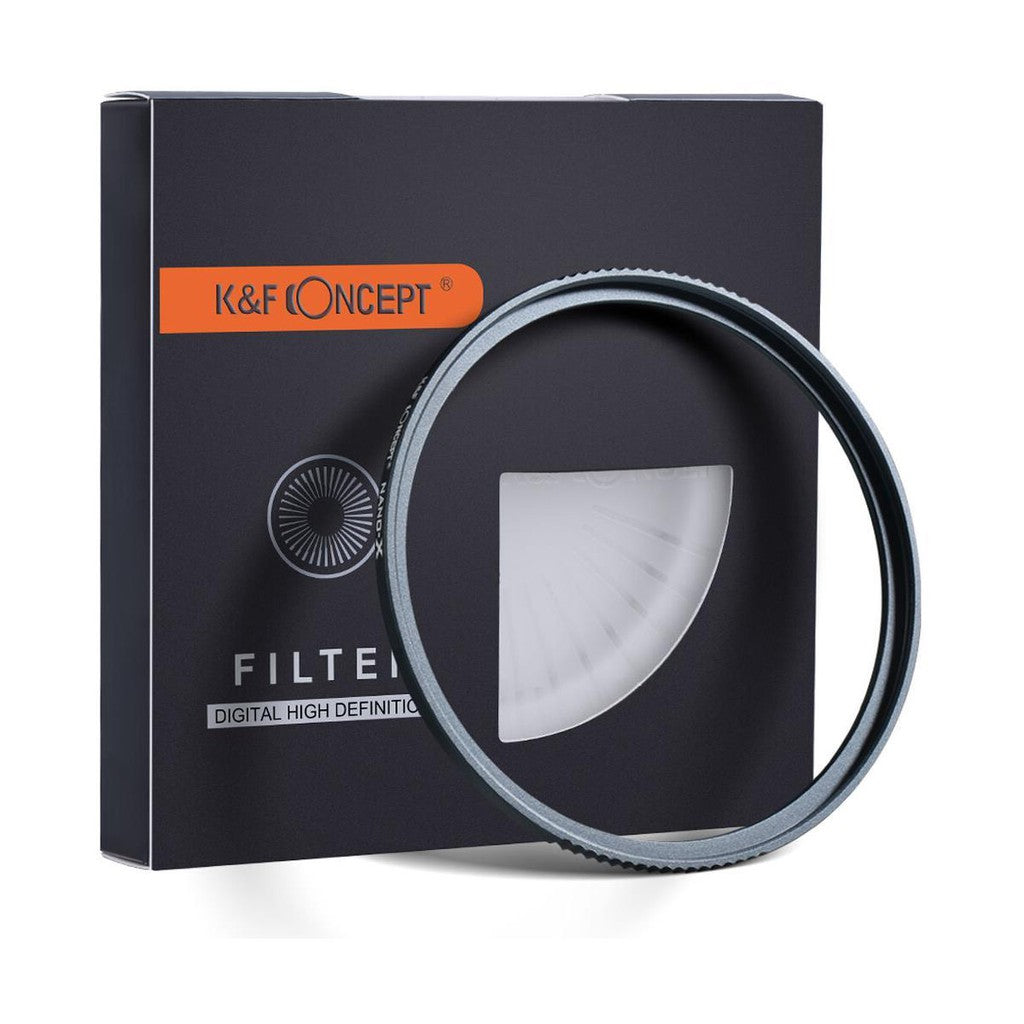 K&F Concept NANO-X Series MRC UV Ultraviolet Filter with Waterproof & Anti-Scratch Multi-Layer Green Coating for Digital Camera Lens 37mm 39mm 40.5mm 43mm 46mm 49mm 52mm 55mm 58mm 62mm 67mm 72mm 77mm 82mm