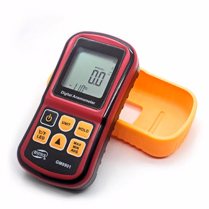 Benetech GM8901 Hand Held Anemometer 45m/s (88MPH) LCD Digital Thermometer Electronic Hand-held Wind Speed Gauge Meter