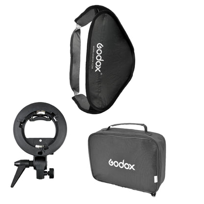 Godox SFUV6060 Professiol 2-in-1 Photo Studio Kit 60 x 60cm Softbox with S-type Flash Speedlite Bracket