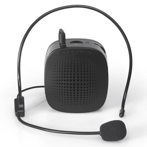 [CLEARANCE] Maono AU-C03 C03 Portable Rechargeable Voice Amplifier with Wired Headband Microphone, Speaker and Waistband, Support MP3/TF/SD Card and Aux-in Black
