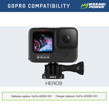 [CLEARANCE] Wasabi Power Battery for GoPro HERO9 and Dual USB Charger