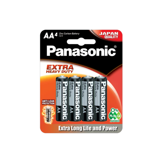 Panasonic R6NPT/4B Extra Heavy Duty Size AA (Pack of 4) Battery 1.5V