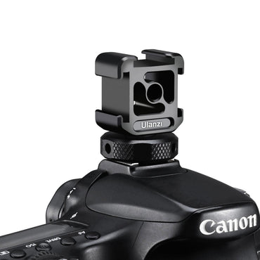 Ulanzi PT-12 Triple Cold Shoe Mount for Cameras Microphone Lights  | JG Superstore