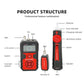 NOYAFA NF-858C Wire Tracker LCD Cable Tester RJ11 RJ45 BNC VFL Mic USB Lan Tester Network Cable Tester Tracer Detector Wiring