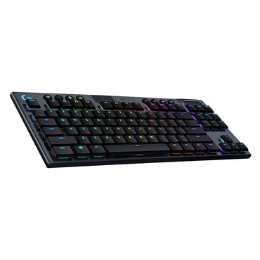 Logitech G913  TKL LIGHTSPEED RGB Wireless Mechanical Gaming Keyboard Tenkeyless w/ Low Profile Keys, Bluetooth Support for PC & macOS - GL CLICKY