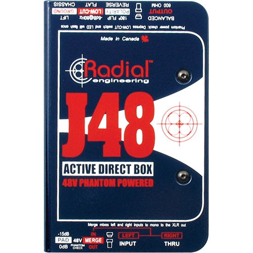Radial Engineering J48 - Single Channel Active Direct Box