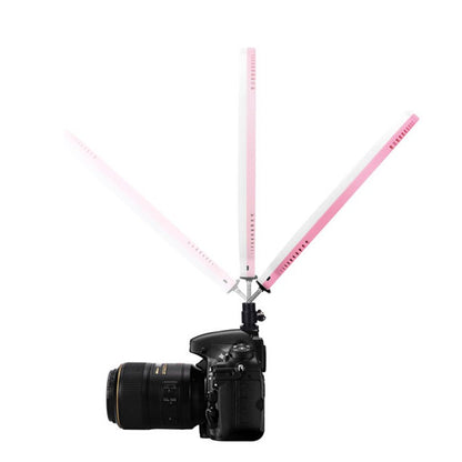 [CLEARANCE] Yongnuo YN128 Portable LED Ring Light 12 Inch Bi-Color 3200-5500K for Photo Video Photography Lighting, Vlogging and Selfies (Pink)