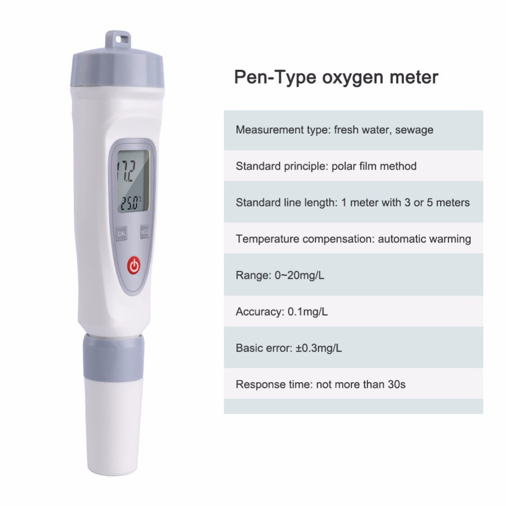 Eagletech JPB-70A DO Meter Dissolved Oxygen Portable DO Meter 0-20.0 mg/L Water Quality Tester