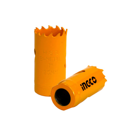 INGCO Bi-Metal Hole Saw HSS M3 16mm | 19mm | 22mm | 25mm with 4/6 Variable Teeth, 38mm Cutting Depth | HSB10161 HSB10191 HSB10221 HSB10251