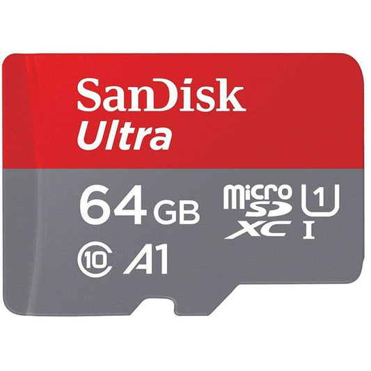 SanDisk Ultra 64GB SDXC UHS-I Micro SD Card with 120mb/s Read Speed A1 | Model - SDSQUA4-064G-GN6MN