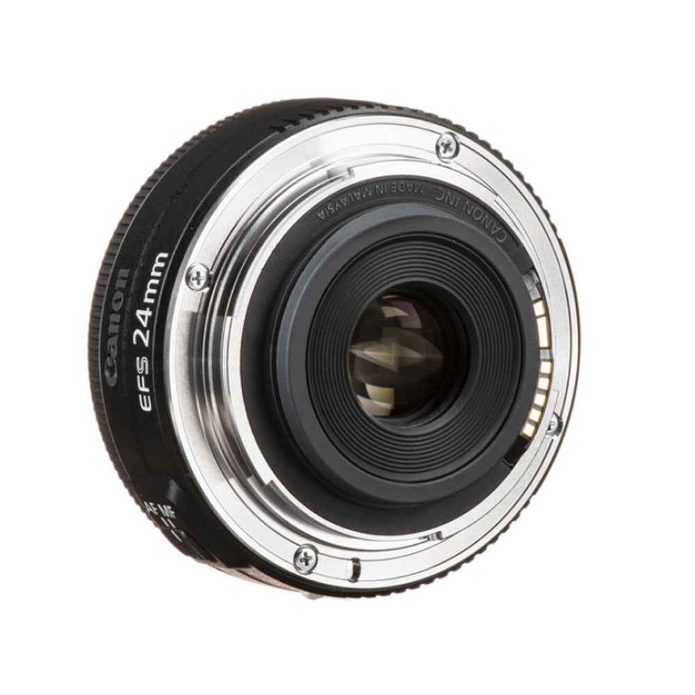 Canon EF-S 24mm f/2.8 STM Prime Lens with APS-C Sensor Format and Wide Angle Focal Length for EF-S Mount DSLR Camera Body