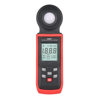 Tasi TA8120 Series Digital Photography Light Meter LUX/FC 200-200,000Lux Lux Meter (Battery Included) with Integrated Illuminometer, Data Logging - Environmental Tester | TA8121 TA8123 | JG Superstore