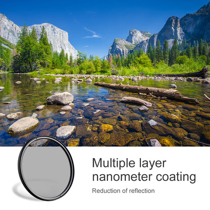 K&F Concept Classic Series Slim MC Multi-Coated CPL Circular Polarizer Linear Anti-Fungus Blue Coated Japan Optics Lens Filter for Camera DSLR Mirrorless 37mm 40.5mm 43mm 46mm 49mm 52mm 55mm 58mm 62mm 67mm 72mm 77mm 82mm