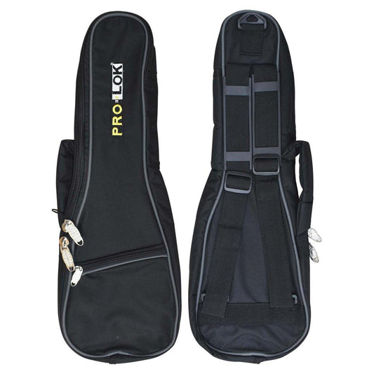 Pro-Lok Orion Series Protective Ukulele Gig Bag with Built-In Shoulder Straps and Accessory Pouch, 5mm Padding and Heavy Duty Zippers for Baritone Ukuleles | ORION-UB ORION-UC