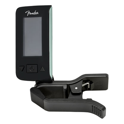 Fender Origil Clip On Chromatic Tuner with 360 Rotatable LCD Display for Guitar, Bass, Violin, String Instruments (Blue)