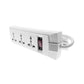 OMNI 2500W 10A 220V 1.83 Meters Universal Outlet Extension Cord Cable with Switch for Electronics and Appliances (Available in Different Gangs) (1.83M) | WEU