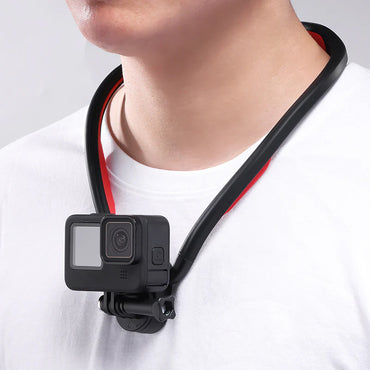 Ulanzi Go-Quick II Sports Action Camera Neck Holder Mount Foldable Desk Stand for Action Cameras
