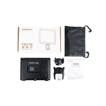 Yongnuo YN116 3200K-5500K LED Video Studio Light Photographic Lighting