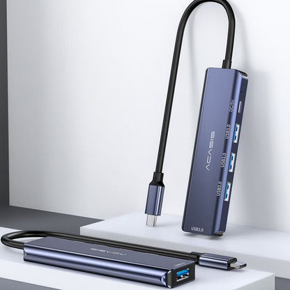 ACASIS DS-7UV5 5-in-1 USB 3.0 to Type C Hub Docking Station with 100W PD Fast Charging, and 5Gbps High Speed Data